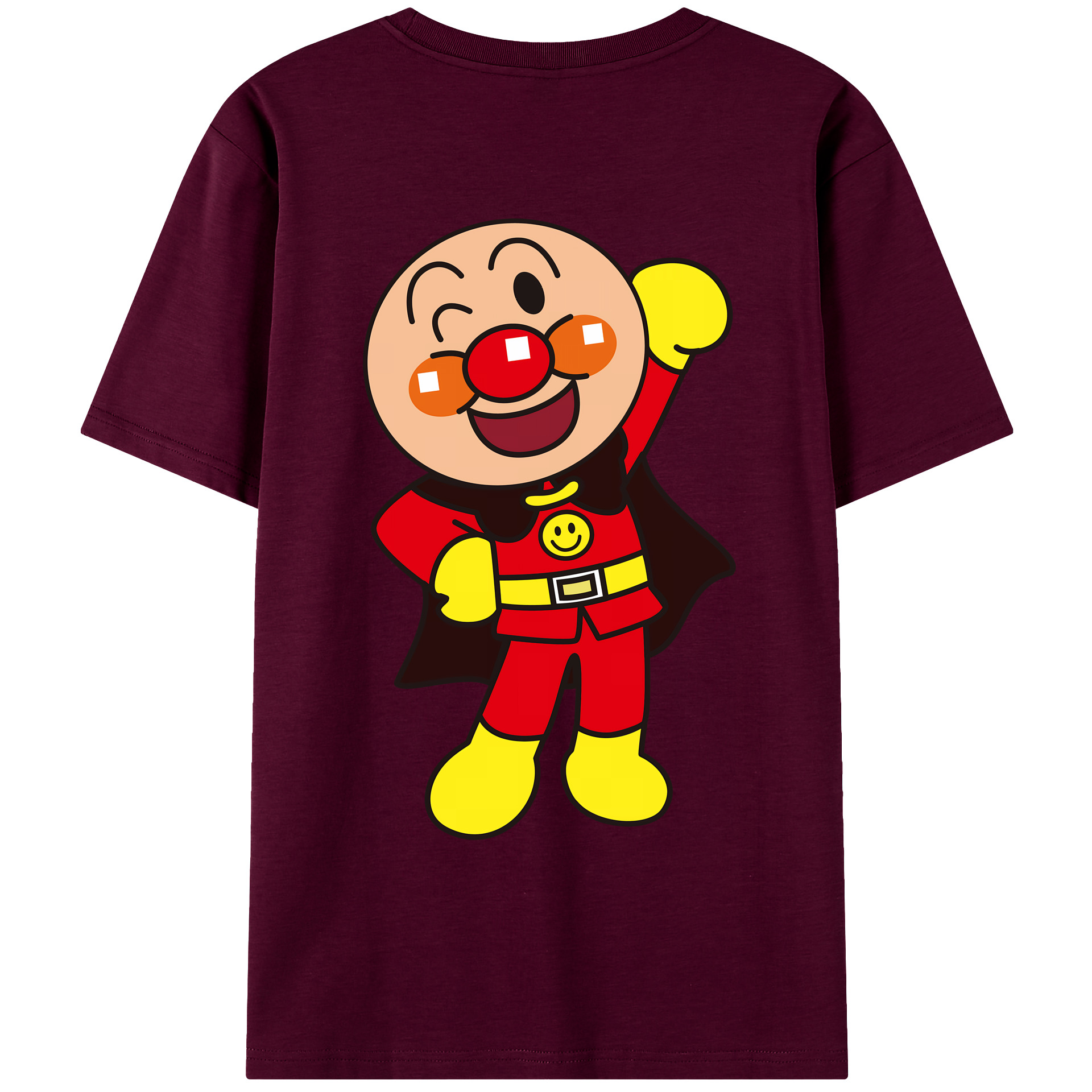 （画像用） アンパンマン Anpanman レディース半袖Tシャツ(バックプリント)
